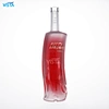 700ml Spiral Vodka Bottle with Frost and Logo Printing